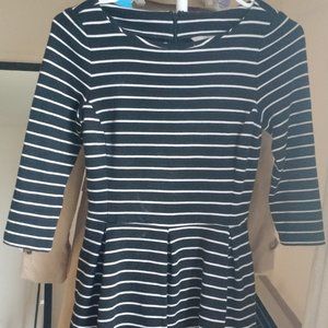 Banana Republic strip winter dress 0P